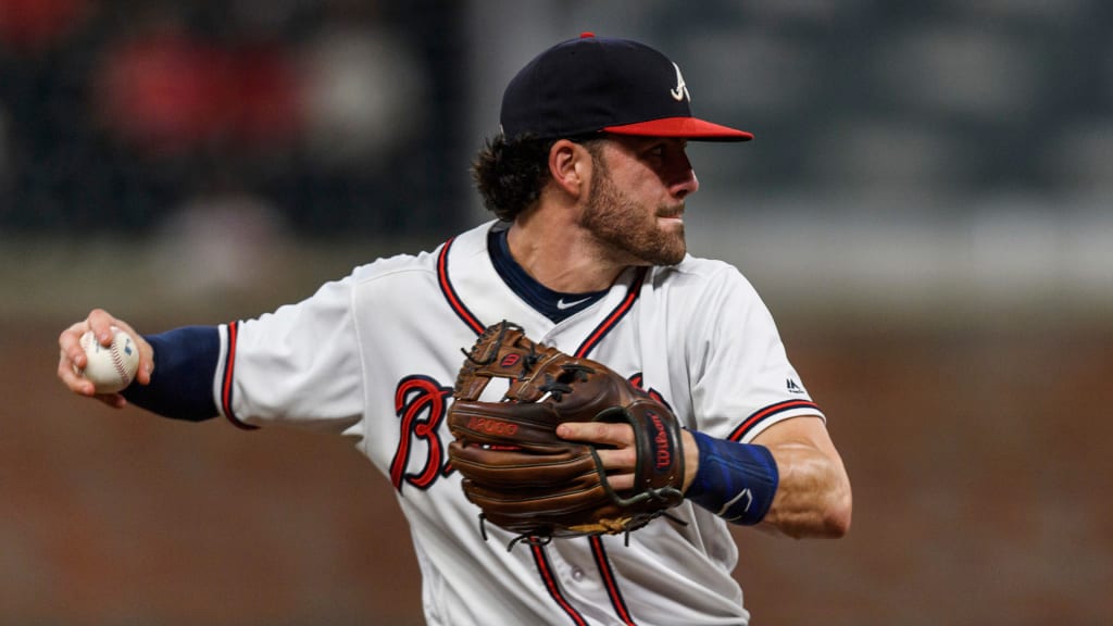 Dansby Swanson of the Atlanta Braves in action during a game