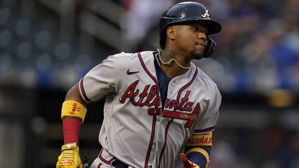 Ronald Acuña Jr. #13 Atlanta Braves White 2021 City Connect Team