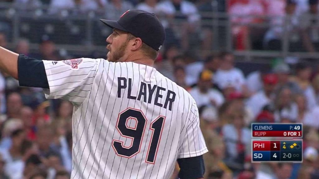 Paul Clemens got pine tar on his jersey, so he had to assume the