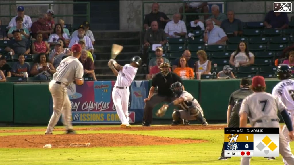 Abrams collects four hits