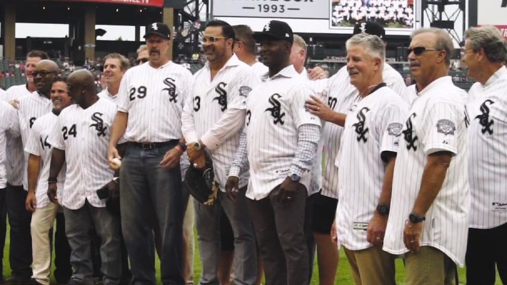 White Sox celebrate 1993 team that won West