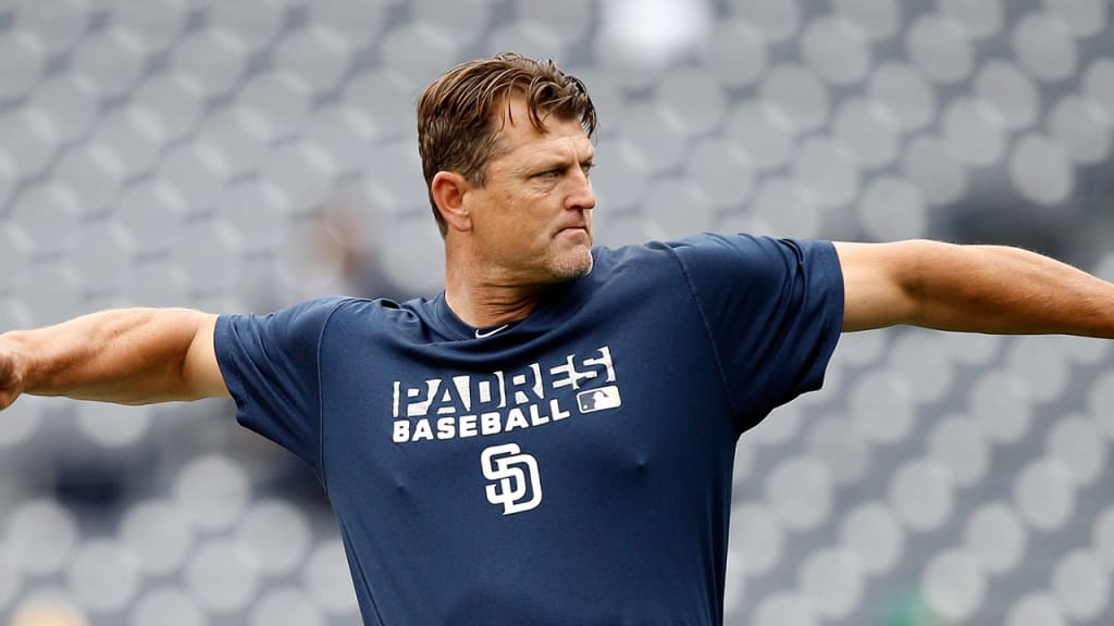 Former Padres closer Trevor Hoffman will participate in the All-Star Legends & Celebrity Softball Game on Sunday in San Diego. (Alex Gallardo/AP)