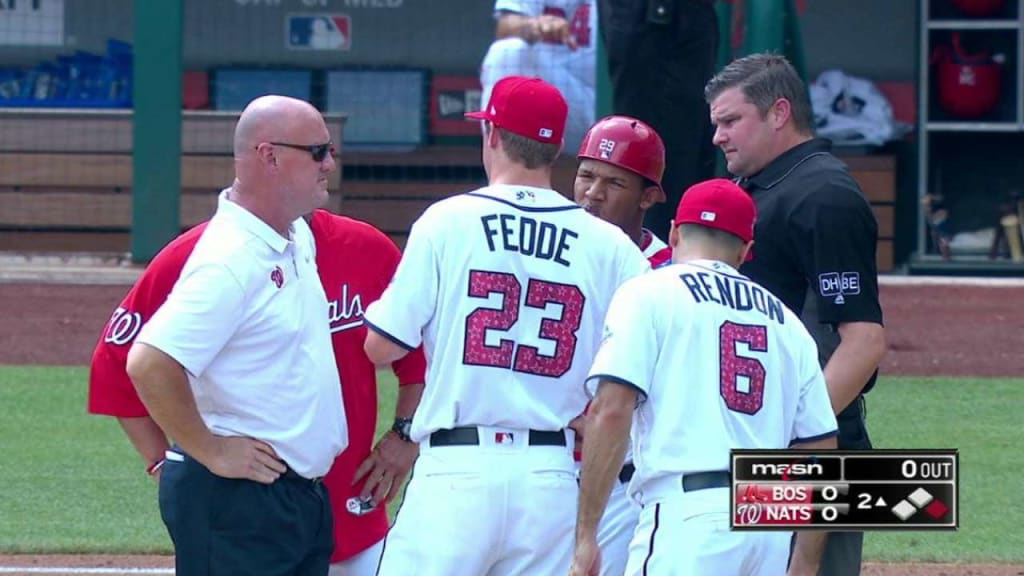 Fedde leaves the ballgame