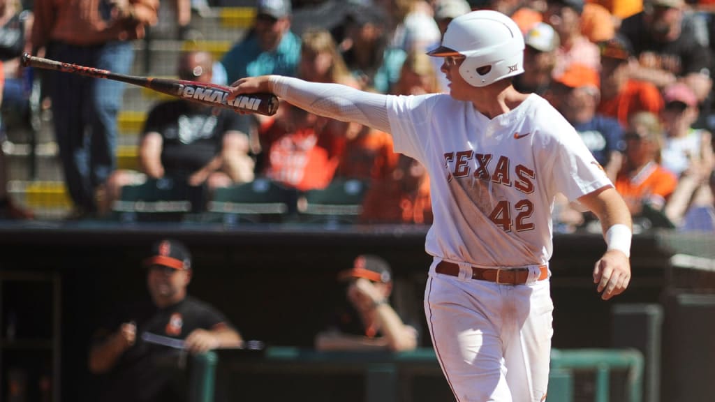 University of Texas star Kacy Clemens, the Blue Jays' eighth-round pick, is the second son of Roger Clemens to be drafted, following Koby. (AP)
