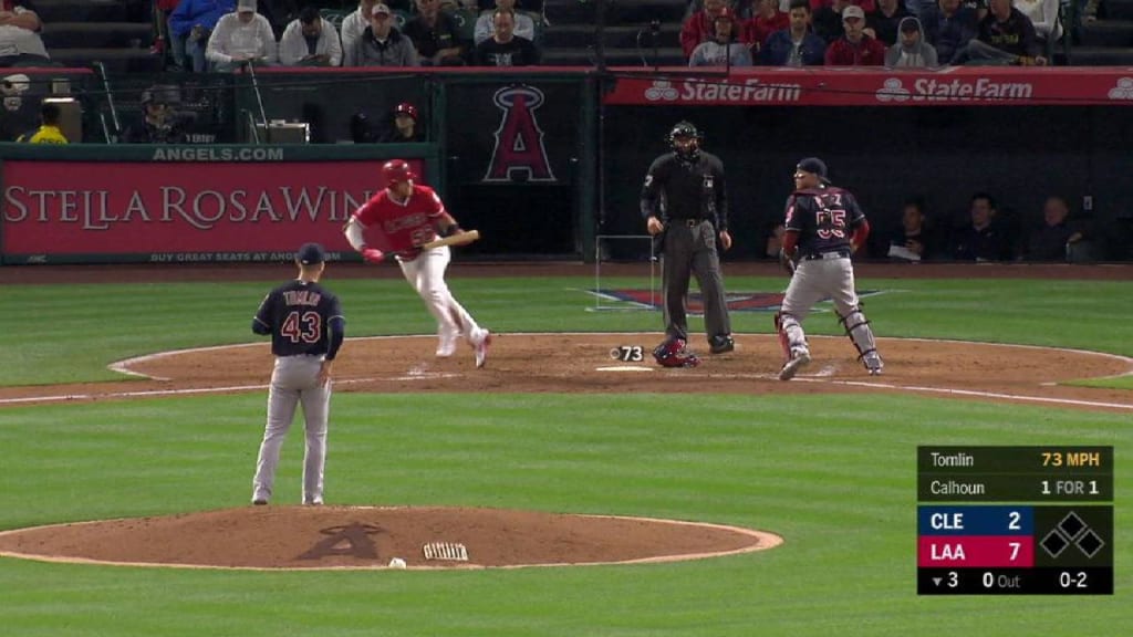 Tomlin strikes out Calhoun
