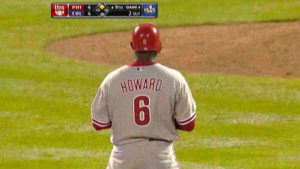 Lot Detail - 2009 Ryan Howard Signed Home Run Derby Workout Jersey