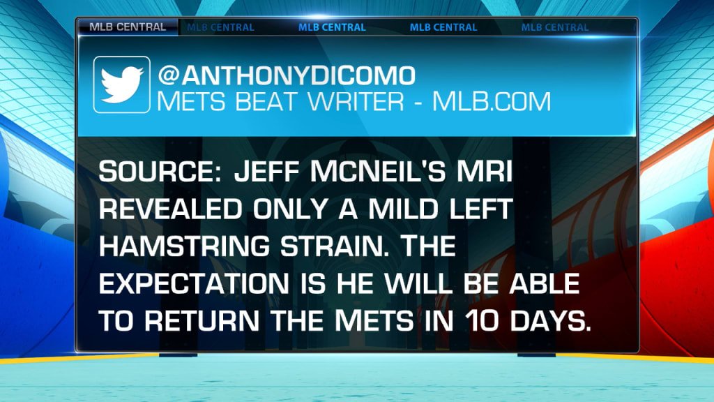 Jeff McNeil's quest to win batting title could be interrupted due to  hamstring injury