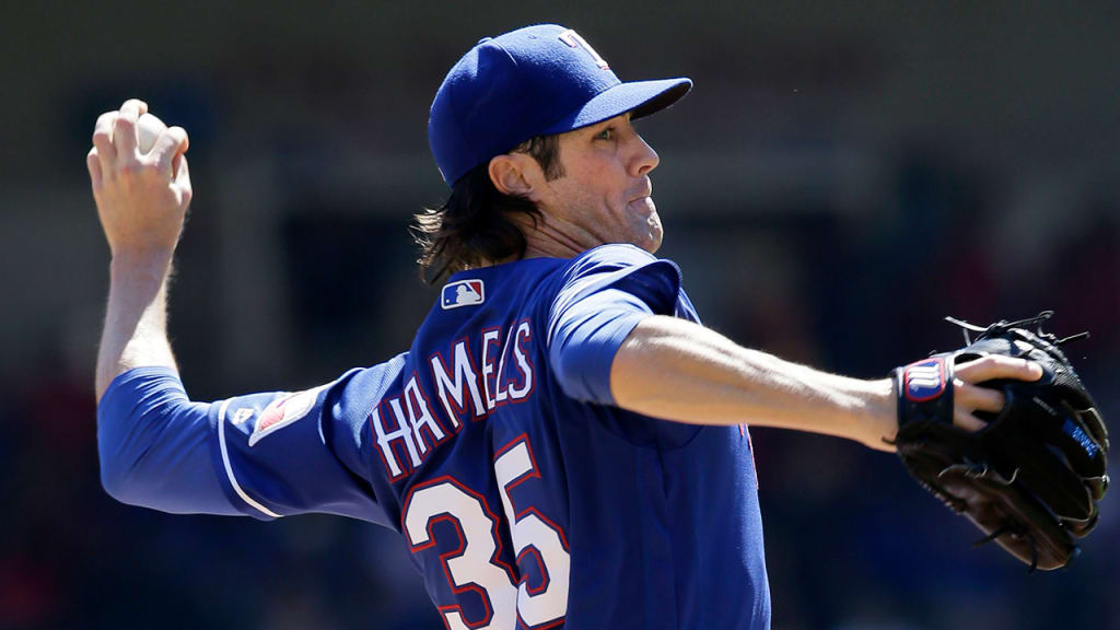 Proceeds from the clinics Rangers pitcher Cole Hamels and his wife put on Saturday benefit the Hamels Foundation's educational efforts in the United States and the African country of Malawi. (AP)