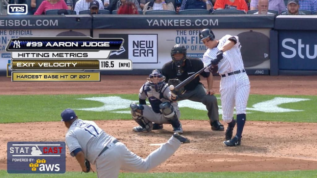 Statcast: Judge's 116.5-mph hit