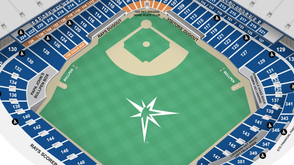 Tampa Bay Rays Stadium Virtual Seating Chart