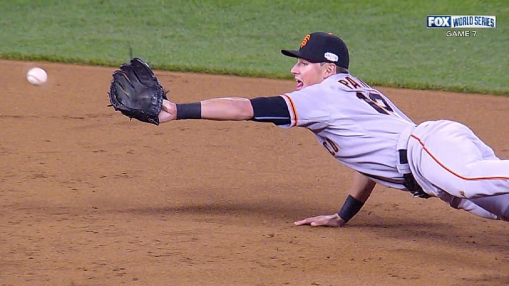 Giants' Brandon Crawford reacts to Joe Panik's retirement from MLB