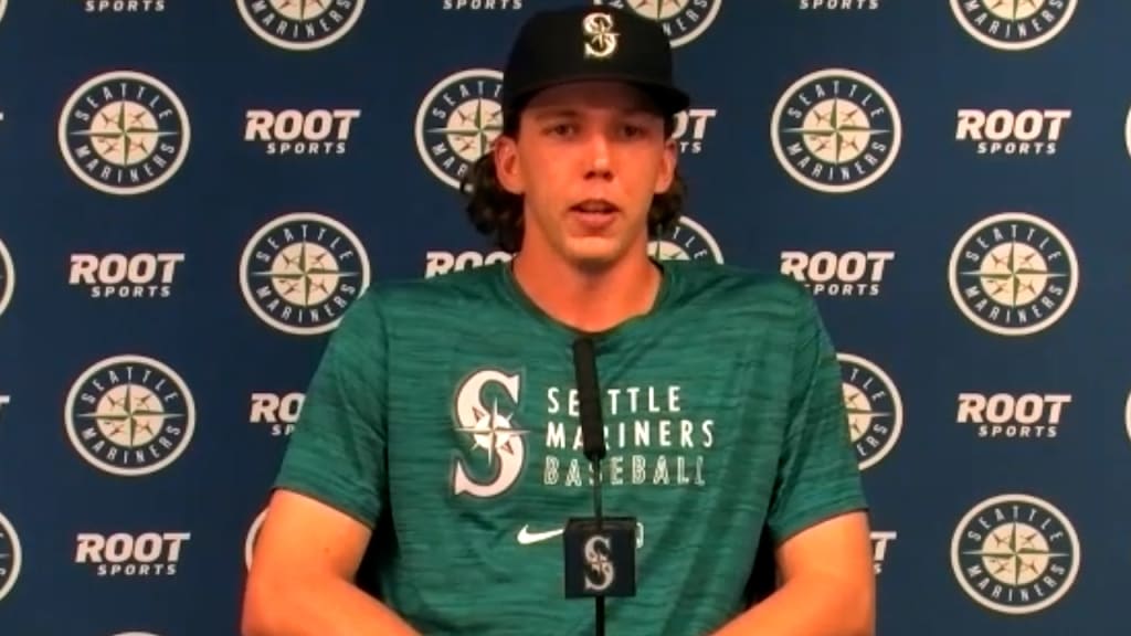 Jarred Kelenic shares the origin story behind Seattle's home run trident!  🔱😂