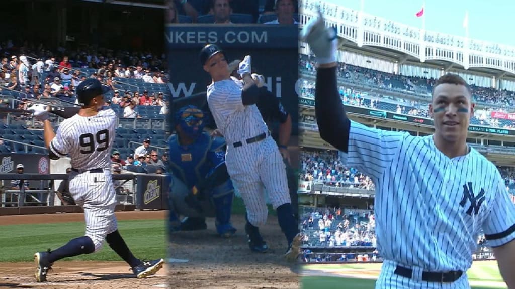 Aaron Judge's 49th homer ties Mark McGwire's rookie record