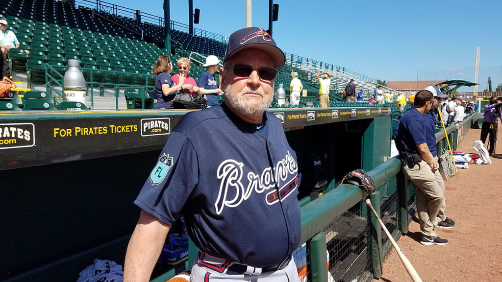 Gene Garber has been a guest bullpen instructor in Braves camp for 12 straight seasons. (Mike Nabors)