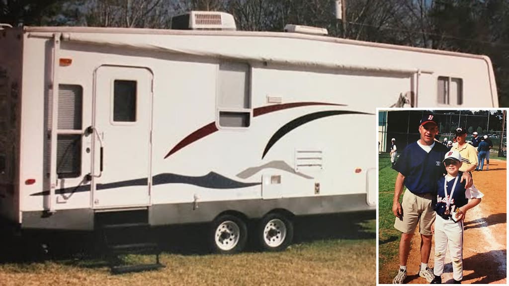 Hunter Renfroe traveled with his father, Todd, to baseball tournaments around Mississippi during his childhood.