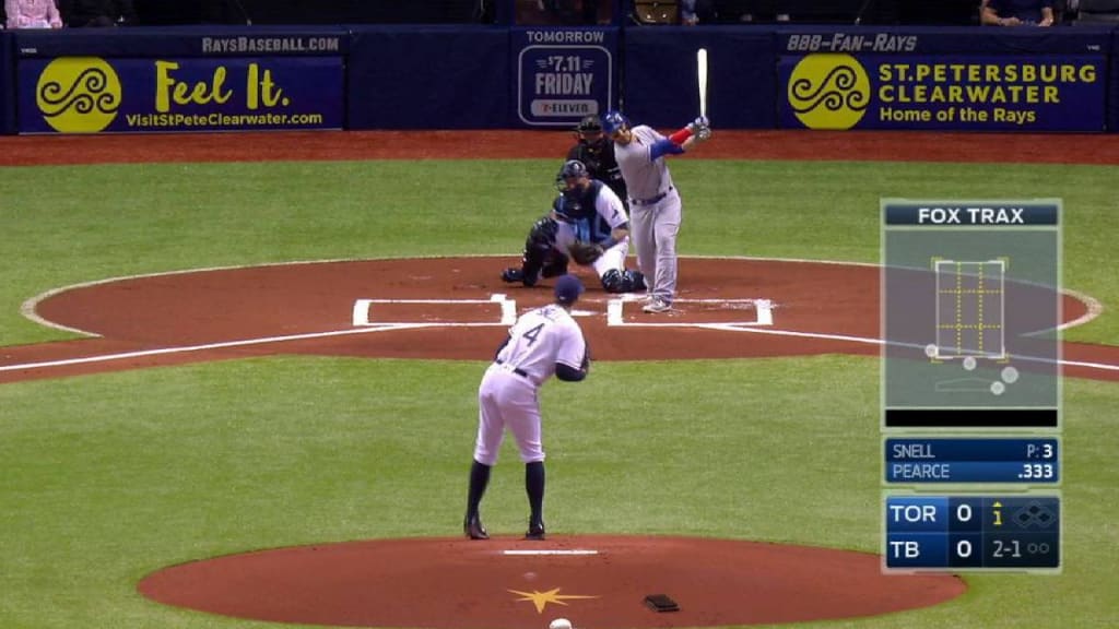 Snell's first strikeout of 2017