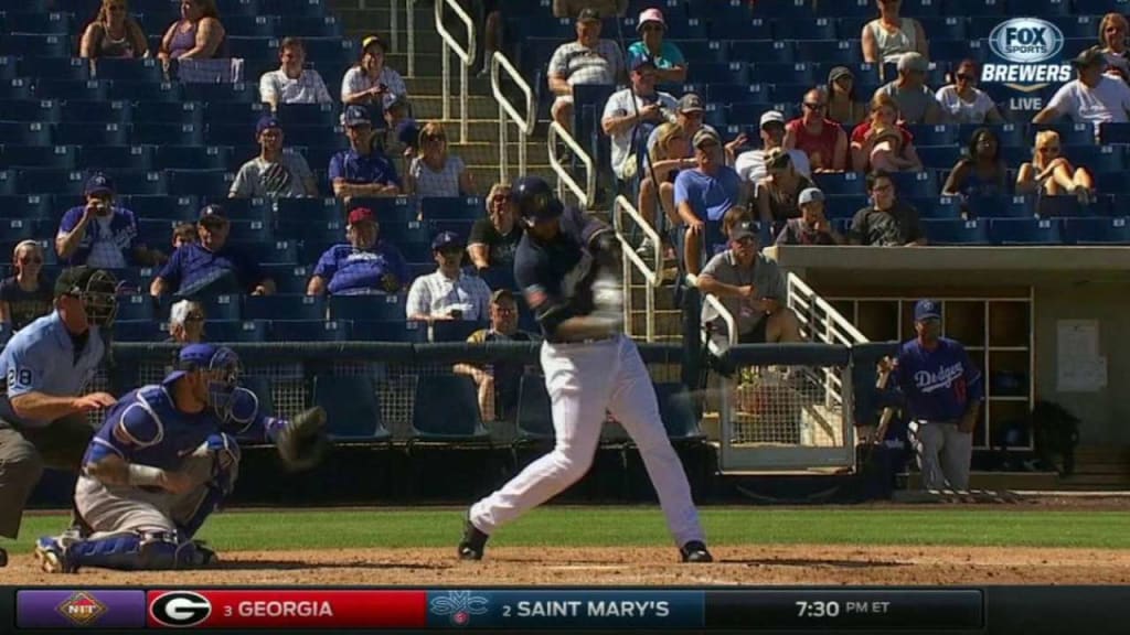 Domingo Santana clubs first major-league home run in Astros' win