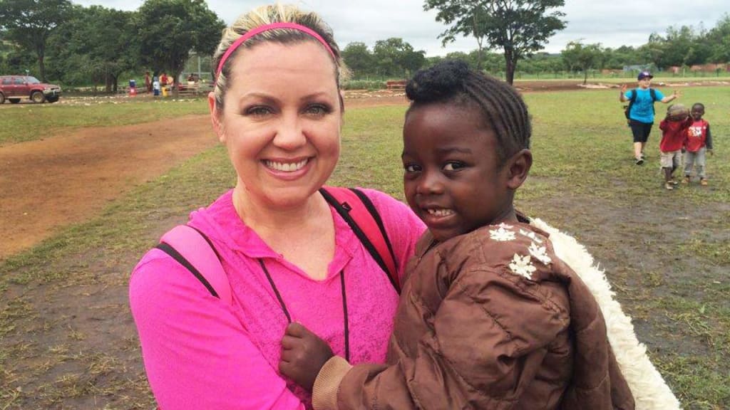 Jana Almendarez went on a mission trip to Zambia in 2015.