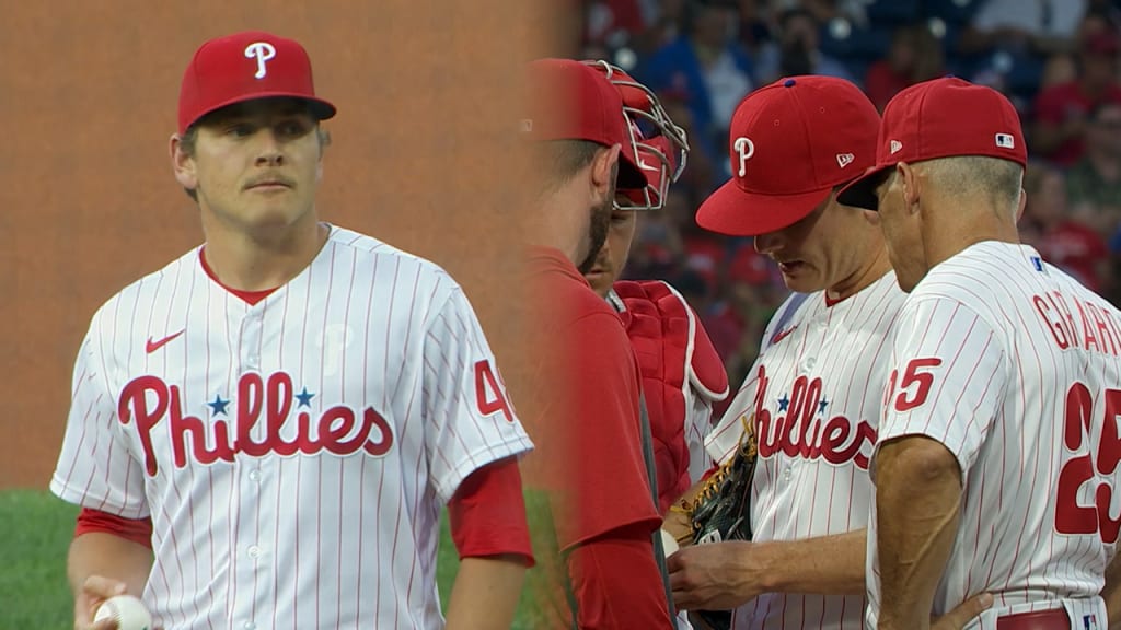 RED Rhys Hoskins Philadelphia Phillies "Home Run Rock Out" T-Shirt