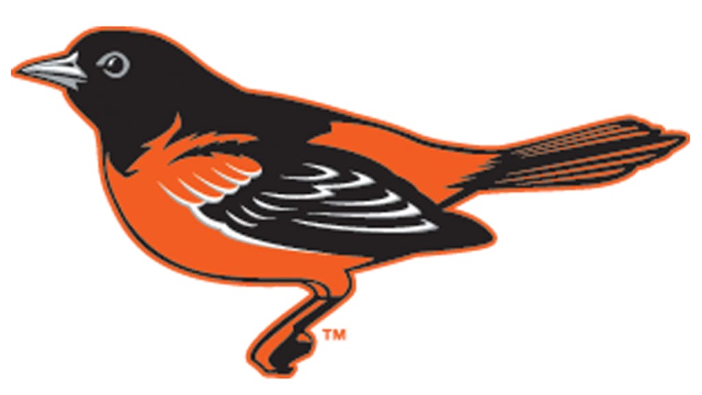 Baltimore Orioles Cartoon Bird Hat Logo Patch
