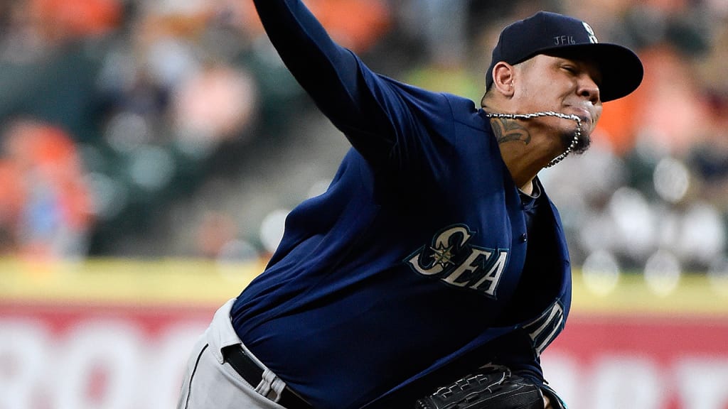 Felix Hernandez allowed 10 hits and eight runs (four earned) with two walks and three strikeouts in 5 2/3 innings on Tuesday. (AP)