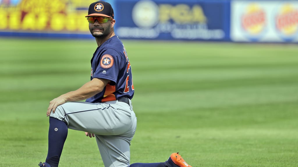 Jose Altuve at Astros spring training 