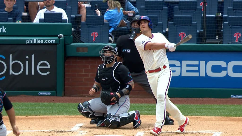 Phillies catcher JT Realmuto has smashed the ball in 2022