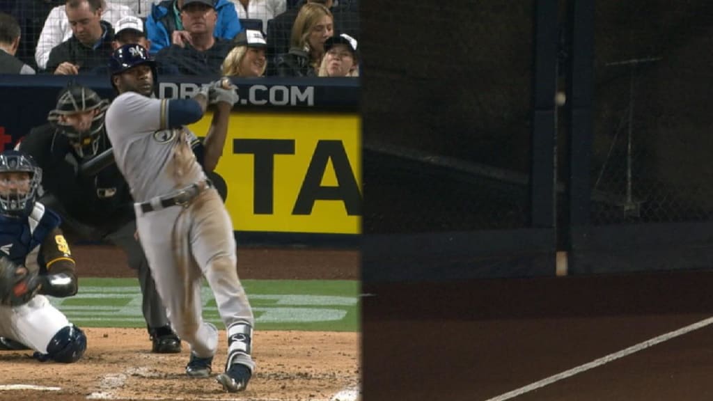Cain hits double through gate