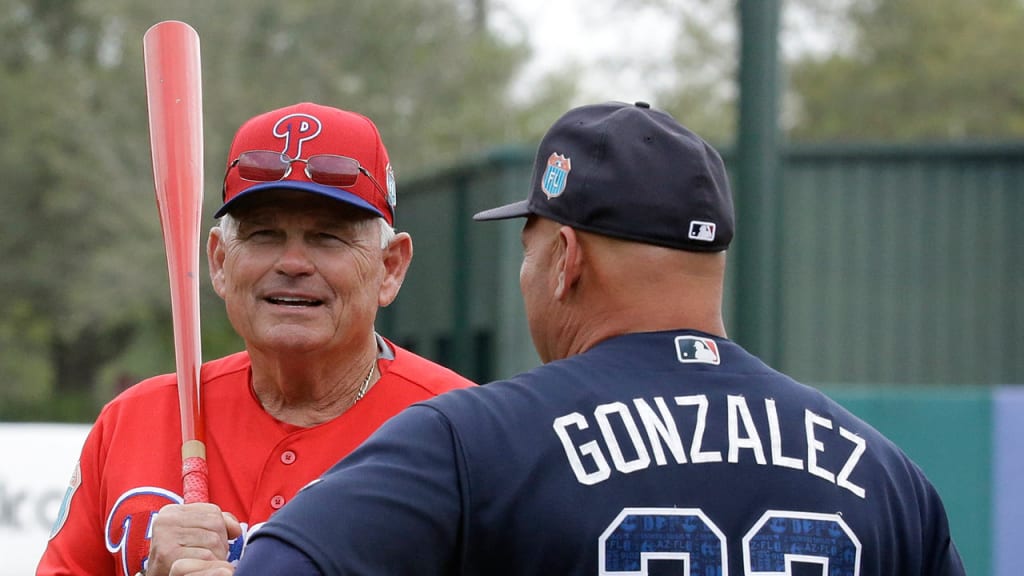 Phillies catching coach John McLaren was on Lou Piniella's coaching staff in Seattle from 1993-2002. (AP)