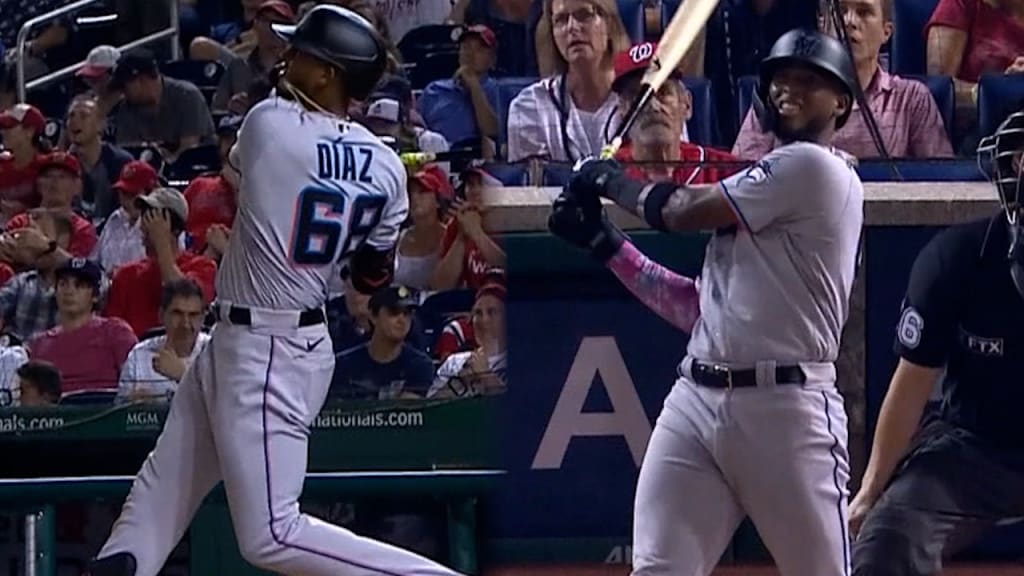 Lewin Díaz's two-homer game 