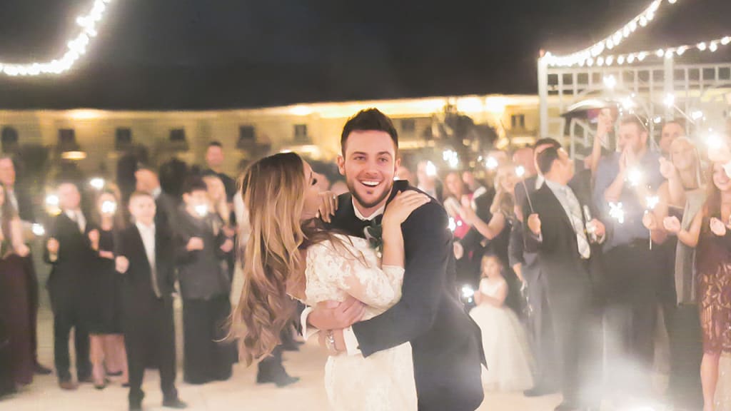 Check out these adorable photos from Kris Bryant's Las Vegas wedding