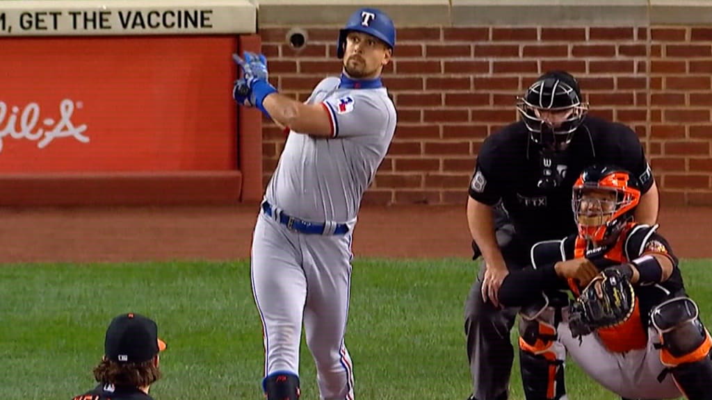 Nathaniel Lowe Belts Homers & Line Drives During Batting Practice