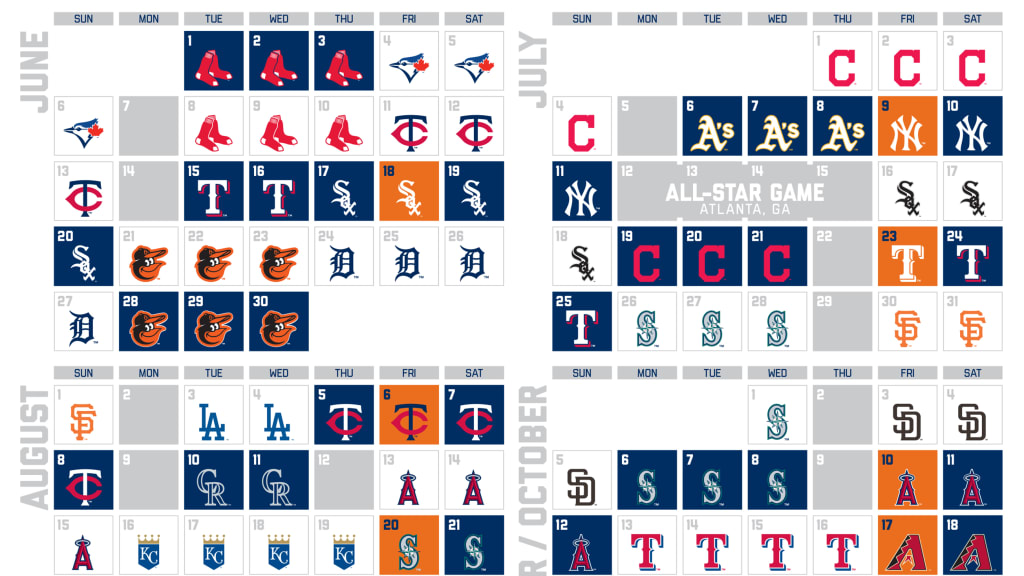 Astros schedule released, will face all MLB teams for first time