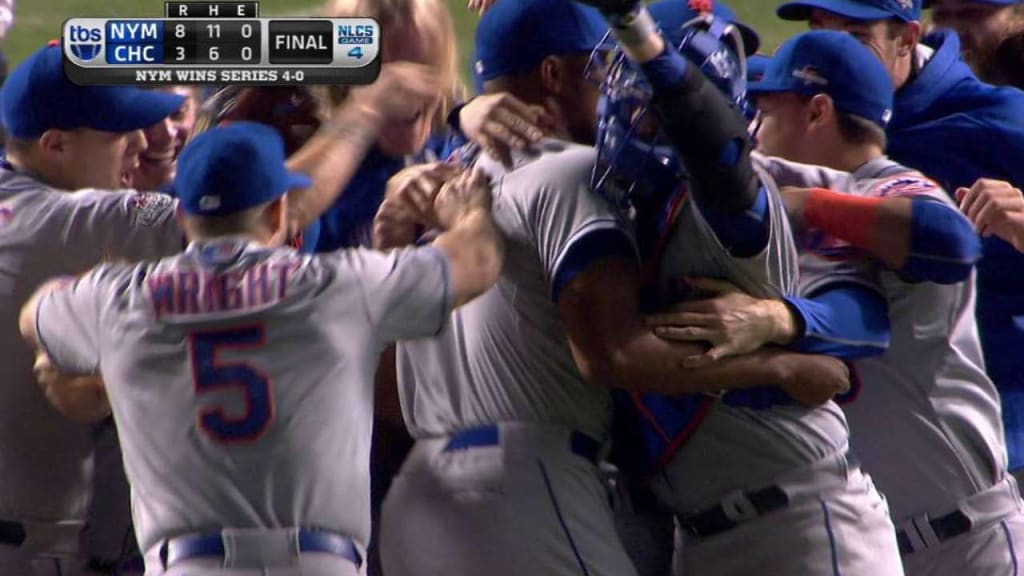 Locker Room Reaction  Mets Win Series vs. Cubs 