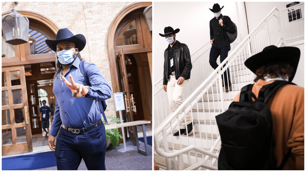 Rays dress like cowboys before World Series in Texas
