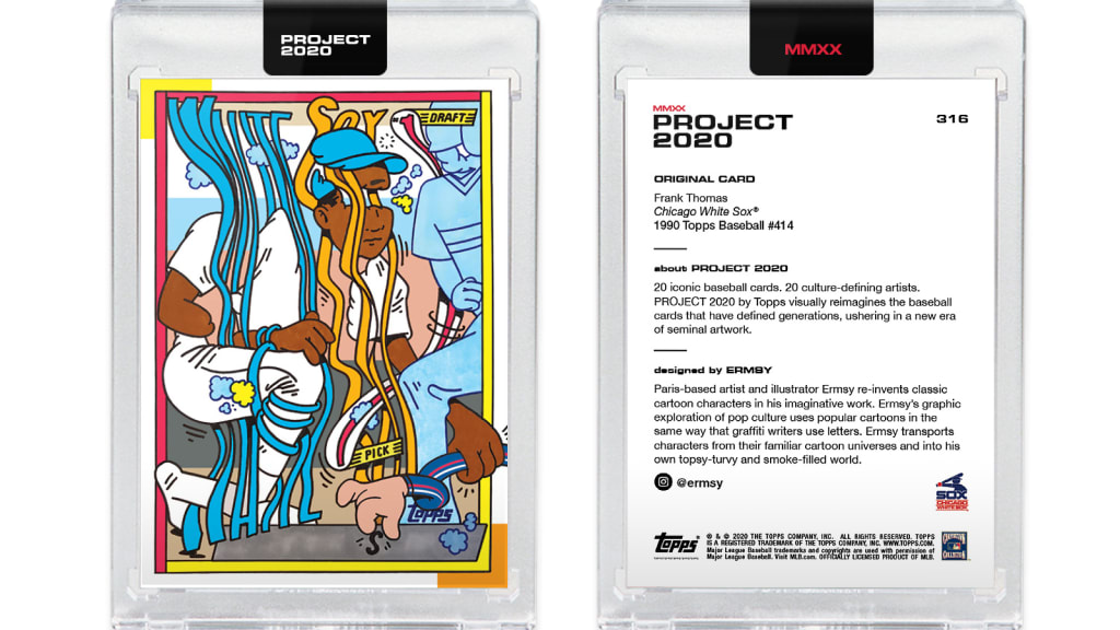 Ermy's take on Frank Thomas' rookie card for Project 2020