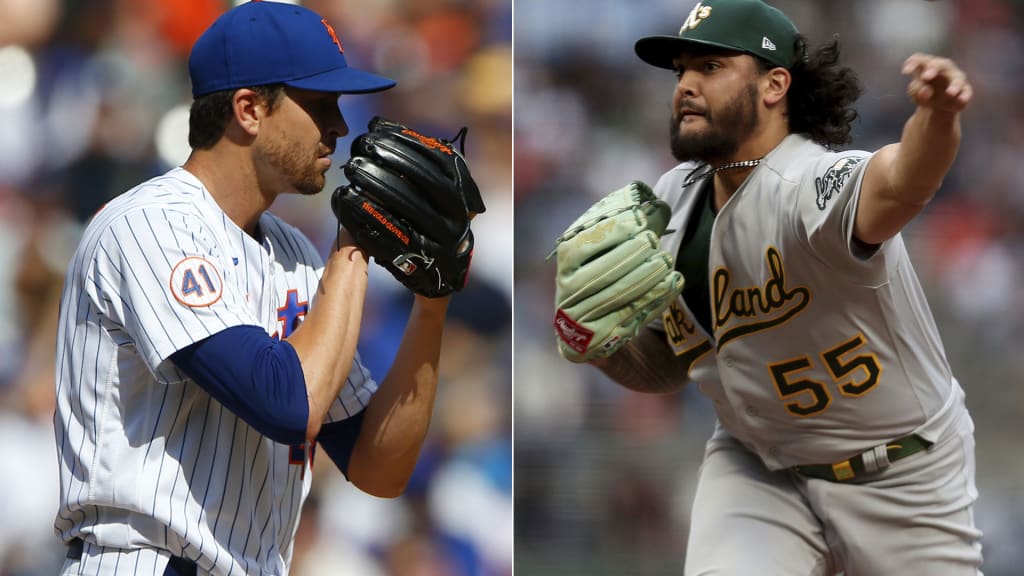 A's Sean Manaea wins MLB Network's Pitch Hand of the Month Award over Mets'  Jacob deGrom – Bay Area Sports Hub