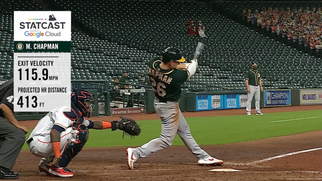 Matt Chapman's 115.9-mph homer