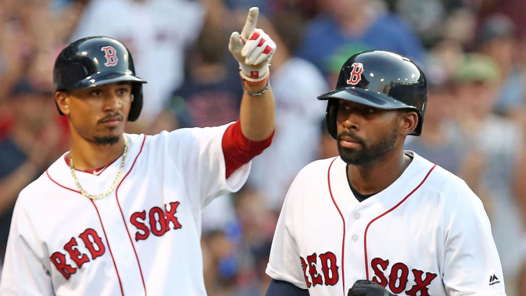 "It's the same game, so just continue to be the same guy," Mookie Betts (left) said. (Getty)