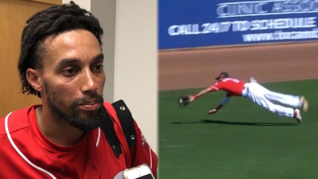 Cincinnati Reds: Billy Hamilton diving catch vs. Shohei Ohtani