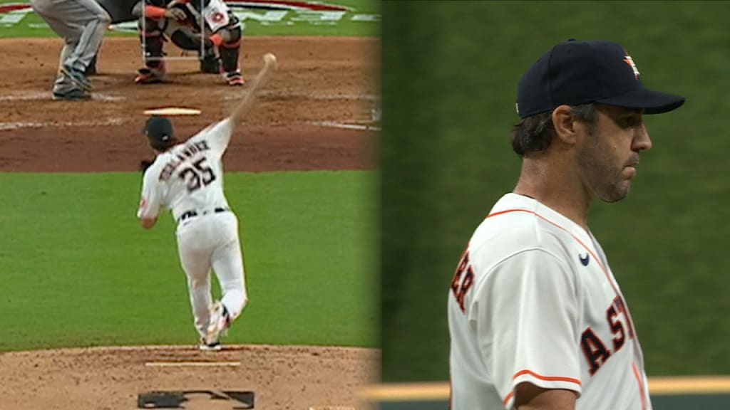 Justin Verlander strikes out 7