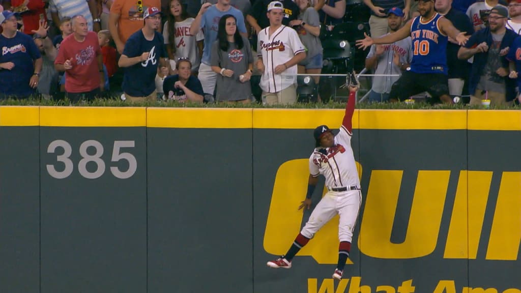 Image result for ronald acuna robs jd davis home run