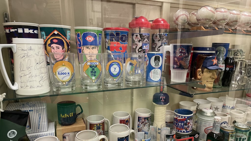 The world's largest collection of Nolan Ryan memorabilia finds a