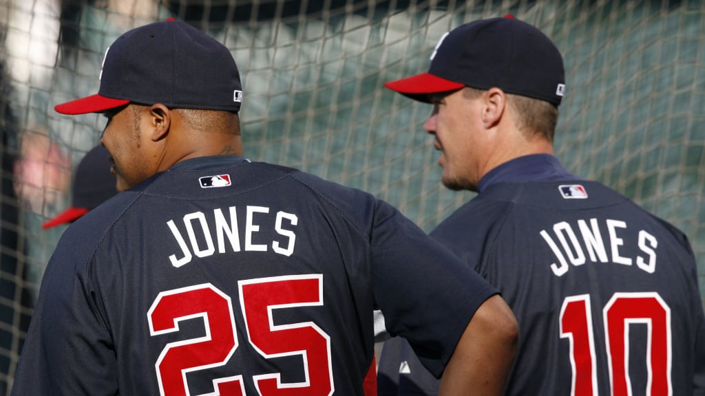 Ring in Andruw and Chipper Jones' front office reunion with photos