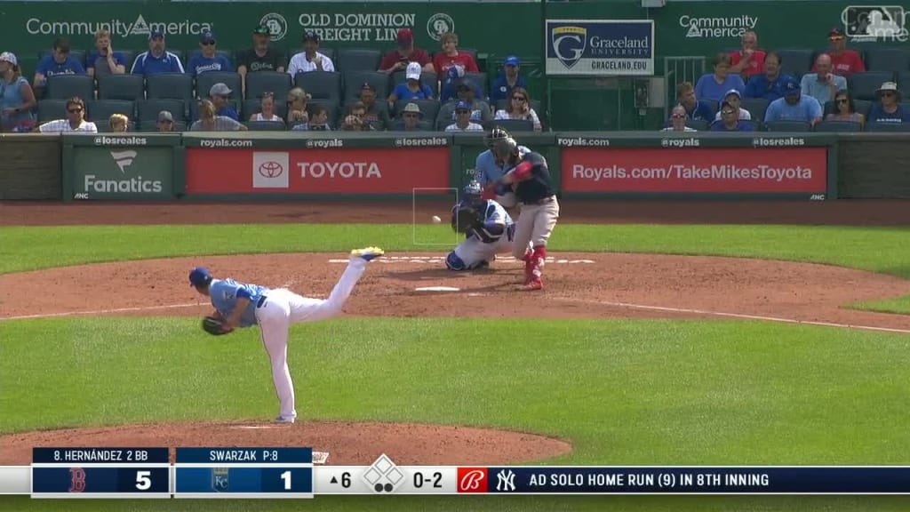 Anthony Swarzak's Royals debut