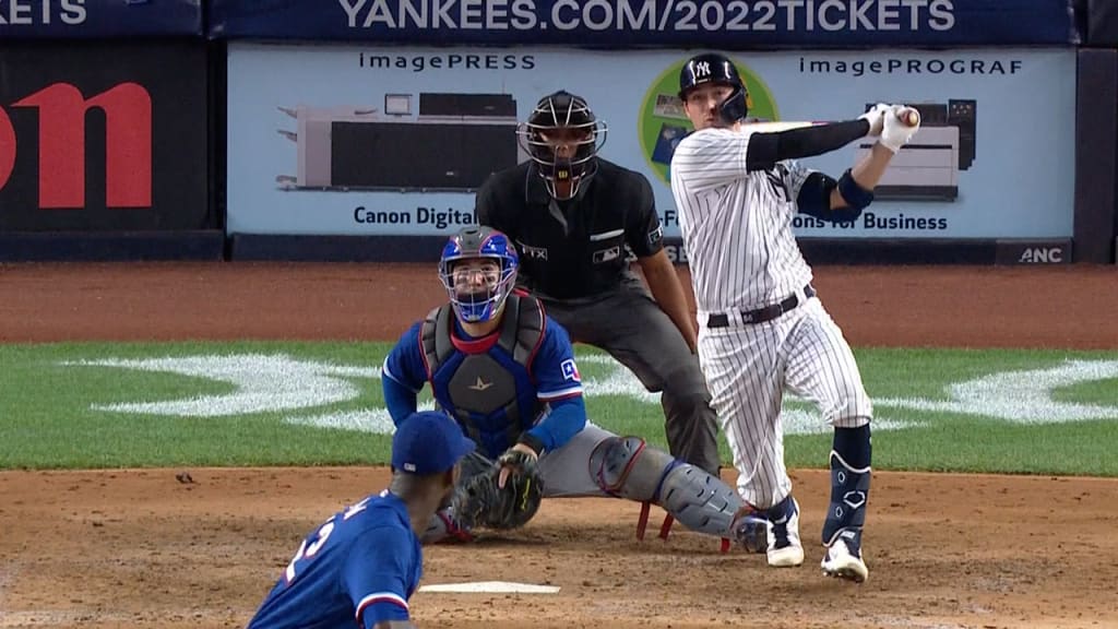 Yankees rally to sweep Rangers