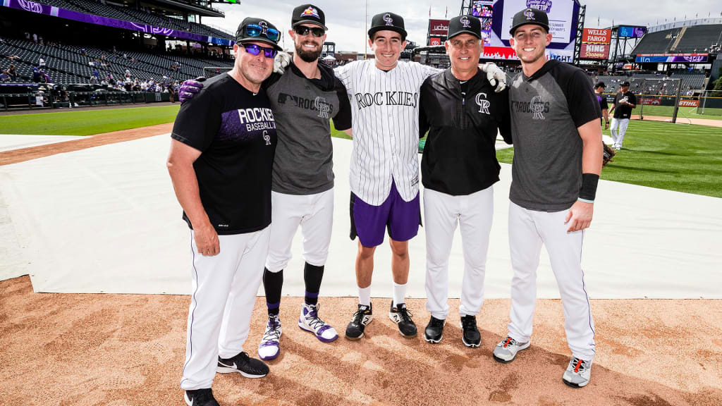 Nolan Arenado catches up with Make-a-Wish recipient