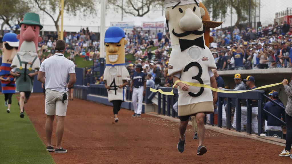 It just went crazy': Creator of Brewers' Racing Sausage mascots reflects on  first race, 30 years later
