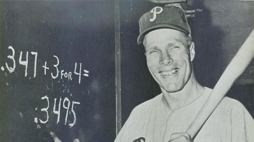 Richie "Whitey" Ashburn played 12 seasons for the Phillies and later became a broadcaster.