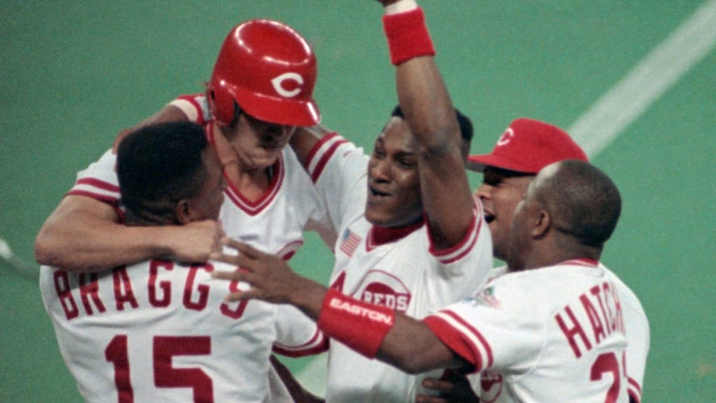 1990 Cincinnati Reds Fans during Game 4 of the World Series